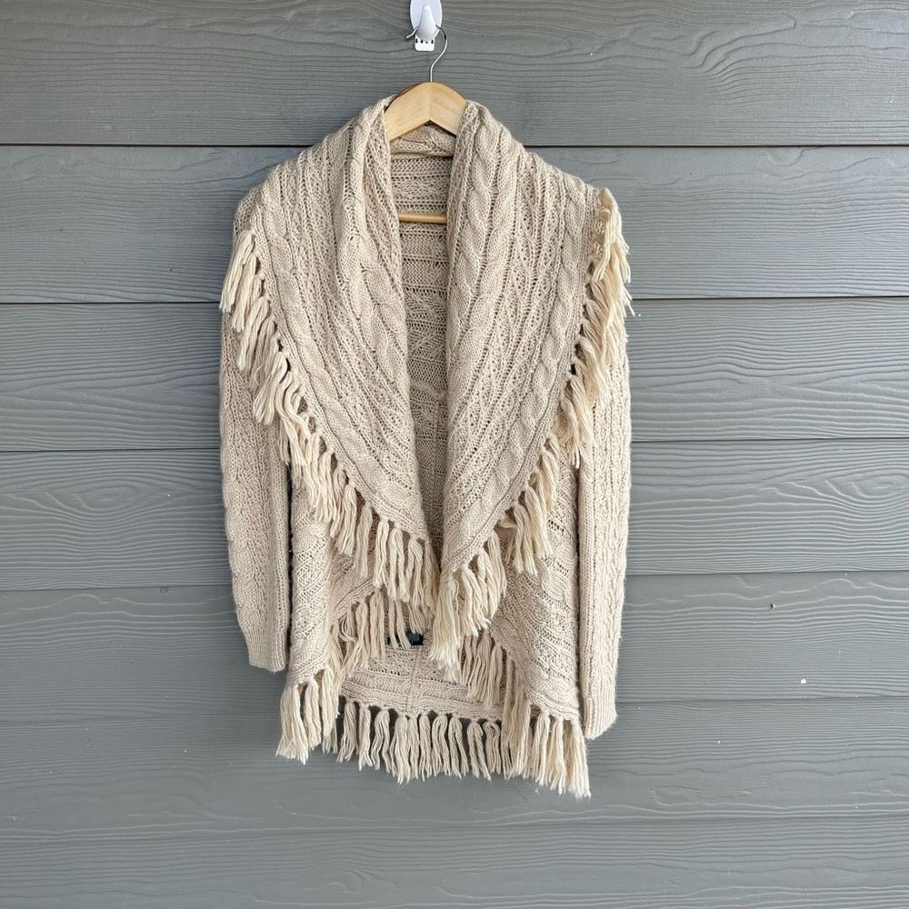 Ralph Lauren Cream Cable Knit Cardigan